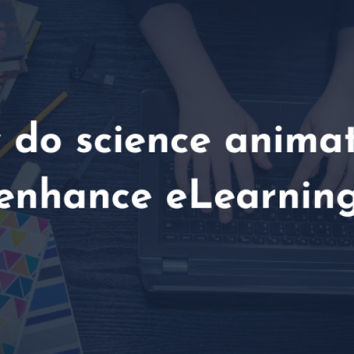 How do science animations enhance eLearning